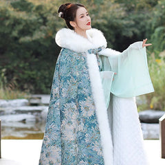 Traditional Chinese-style Hanfu Cloakouterwear For Elegant Look