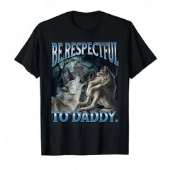Wolf Terrier T-shirt A Trendy Soft Short-sleeve Tee