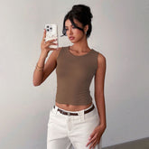 Elegant Women's Fashion T-shirt With Bow Back Design