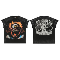 Roughplay Monster Eye Vintage Oversized T‑Shirt