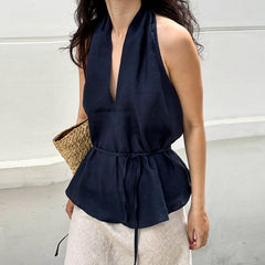 Stylish And Minimalist Sleeveless Top For Women