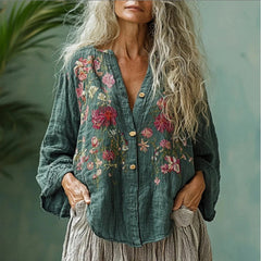 Women's Casual Floral Shirt