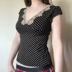 Stylish And Minimalist Womens Short Sleeve Top