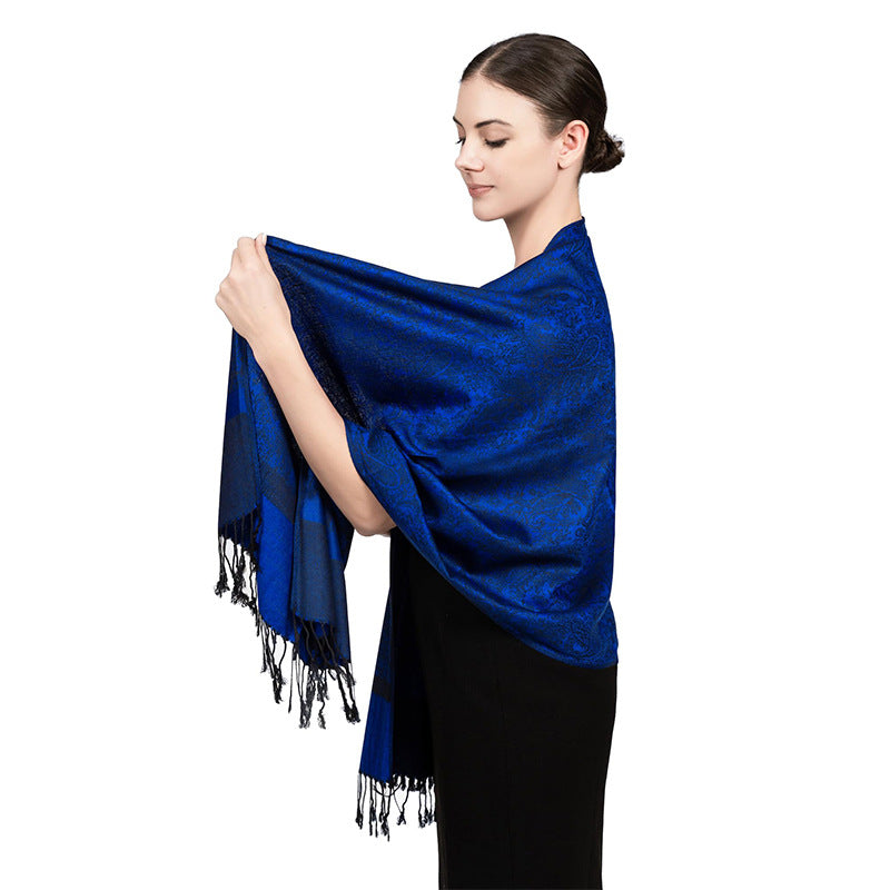 New Lightweight Luxury Shawl For Women A Faux Cashmere Wrap Style Scarf