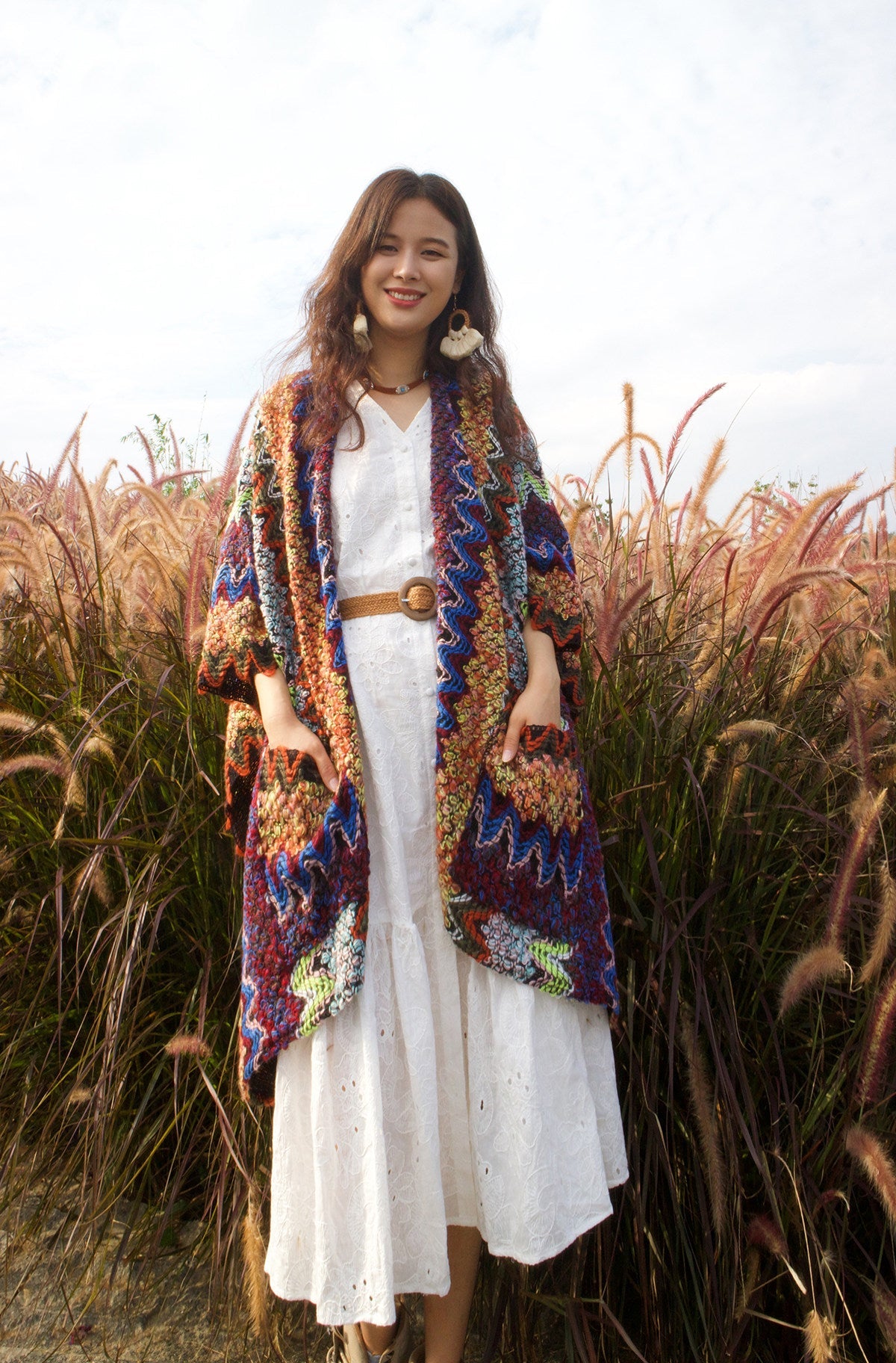 Ethnic Style Warm Vacation Art Travel Shawl Photography