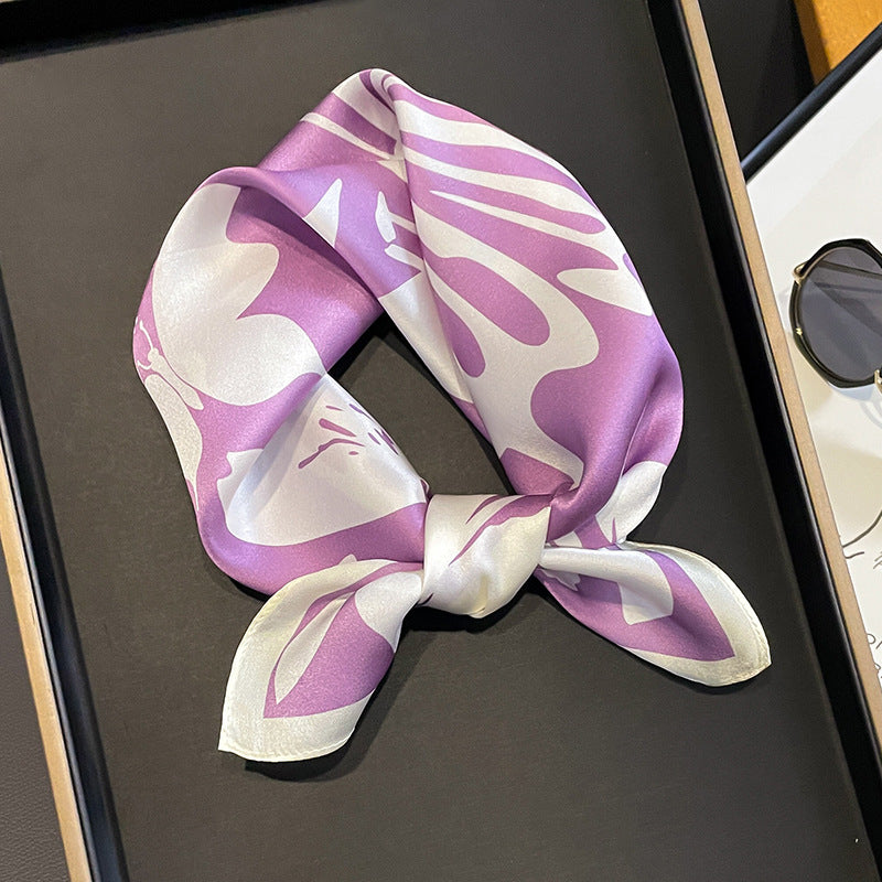 Versatile And Stylish Silk Neck Scarf