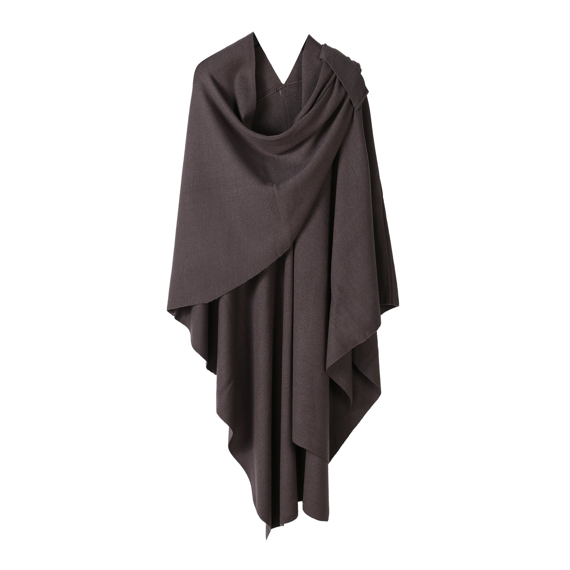 Knitted  Solid Color Shawl For Women