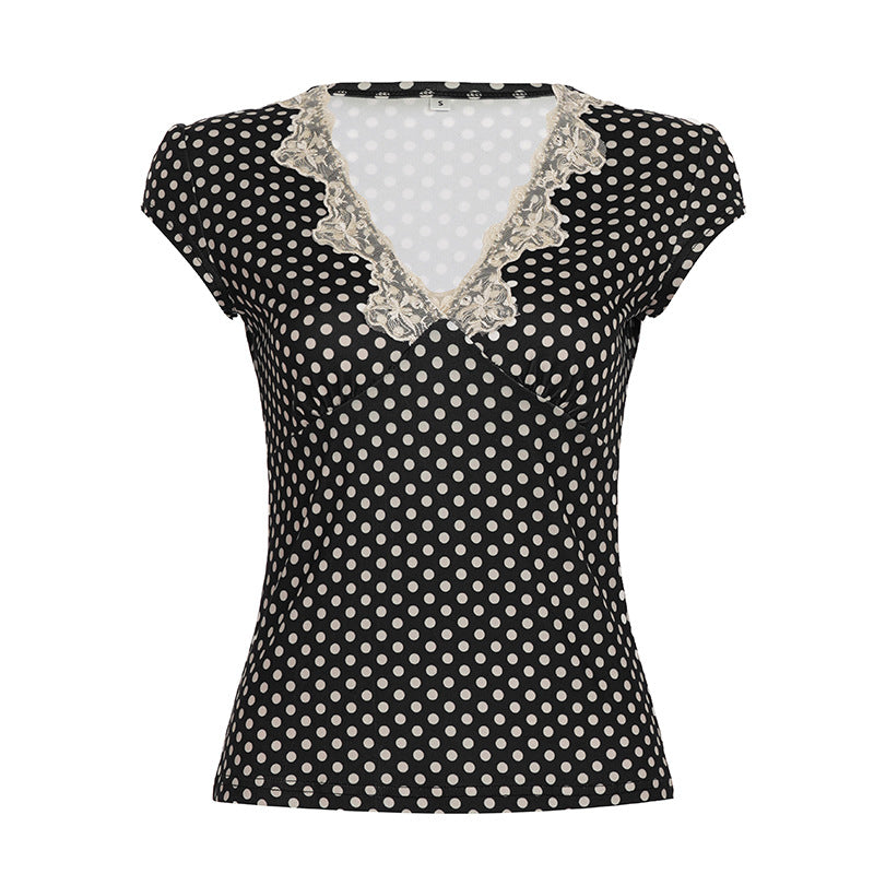 Stylish And Minimalist Womens Short Sleeve Top