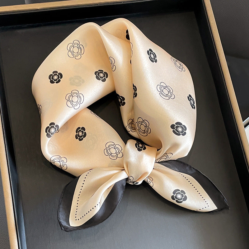 Versatile And Stylish Silk Neck Scarf