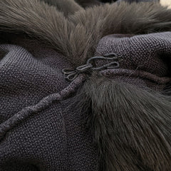 Knitted Cardigan Shawl Cape Coat