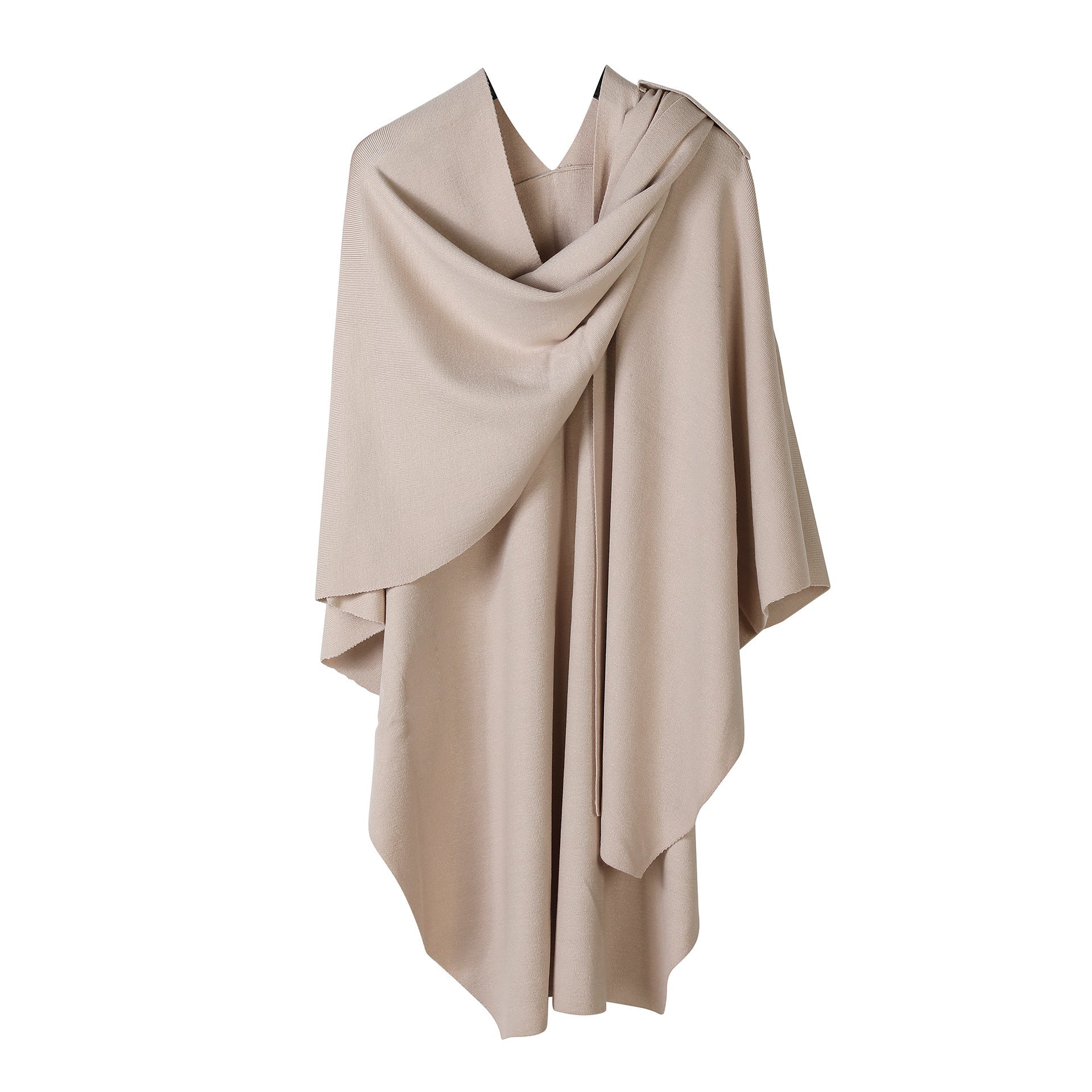 Knitted  Solid Color Shawl For Women