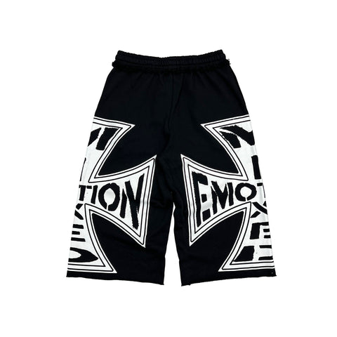 Mixed Emotions Black “Classic” 3/4 Shorts