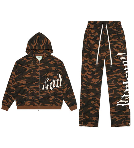 Godspeed OG Logo Sweatsuit Brown/Camo