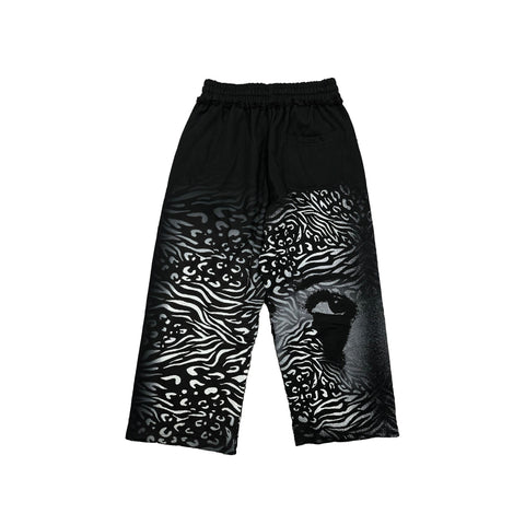 Mixed Emotions Black ‘Striped’ Sweatpants