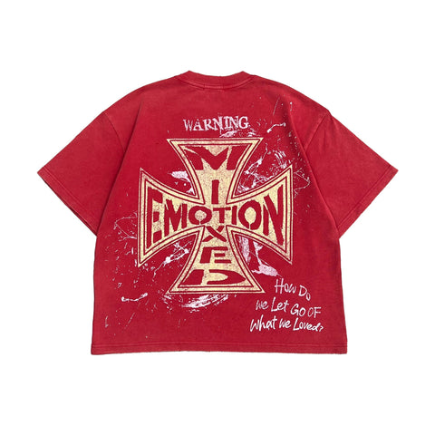 Mixed Emotions Red “Crimson” Tee