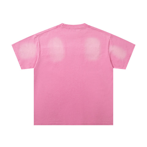 Majestik “Moto vs. Everybody” Vintage Pink Tee