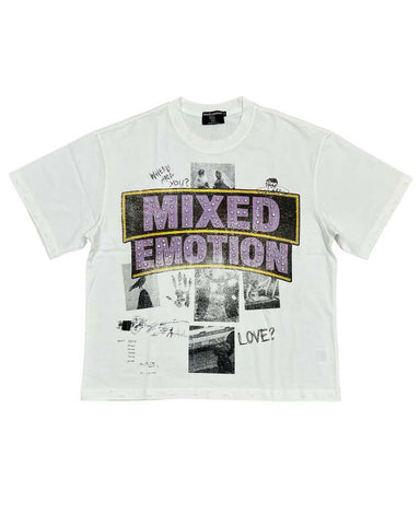 Mixed Emotions Lost Identity Tee White