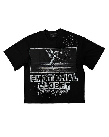 Mixed Emotions Scar Tee Black