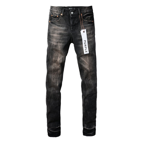 Purple Jeans Mens Jeans Man Jeans Pants Designer Black Skinny Stickers Light Wash Ripped Motorcycle 9057