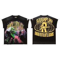 Roughplay Green Slime Zombie Vintage Oversized T‑Shirt