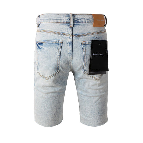 purple Blue Jean Shorts 5087 with a Classic Fit and Timeless Style