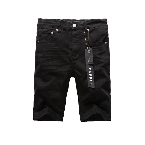 Purple Jeans Shorts Denim Mens Jeans Casual Style Cotton Blend Fabric Wash Vintage Street Fashionable Hip Hop Hole De 5023