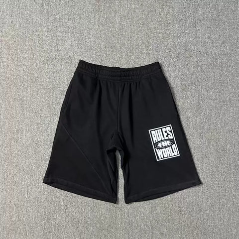 Corteiz "Rules The World" (RTW) Heavyweight Shorts black