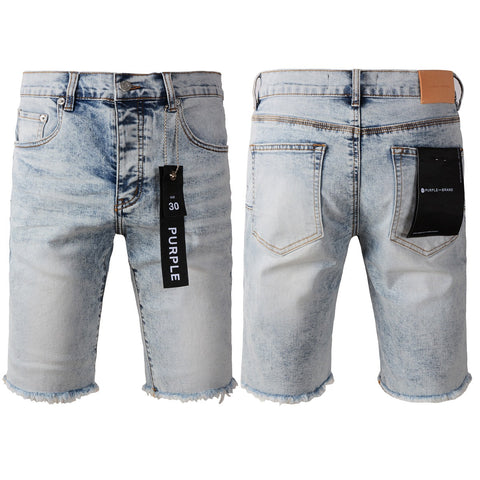 Purple Jeans Silver Gray Jean Shorts 5053 with a Sleek and Modern Design