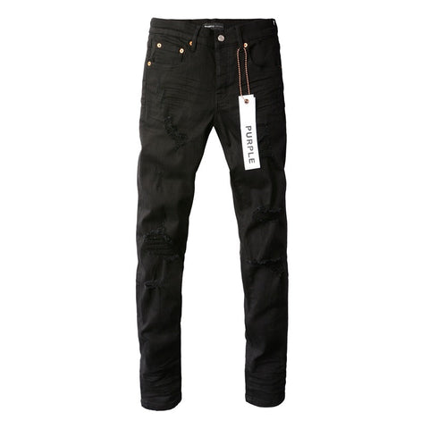 Purple Jeans High Street Black Ripped And Distressed 9022