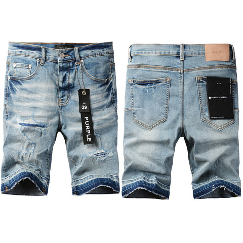 Purple Jeans Fashionable Blue Jean Shorts 5013 Featuring a Comfortable Fit and Modern Style