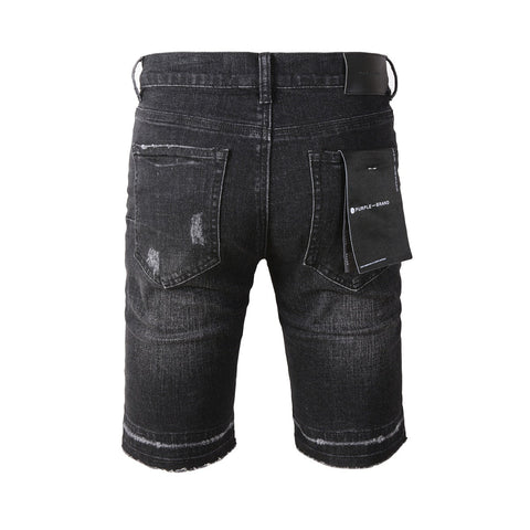 Purple Jeans Black Jean Shorts 5083 with a Sleek and Modern Design for Summer