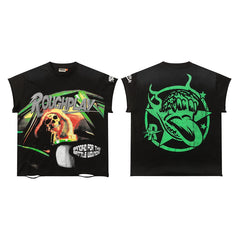 Roughplay Driving Skull Vintage Oversized T‑Shirt