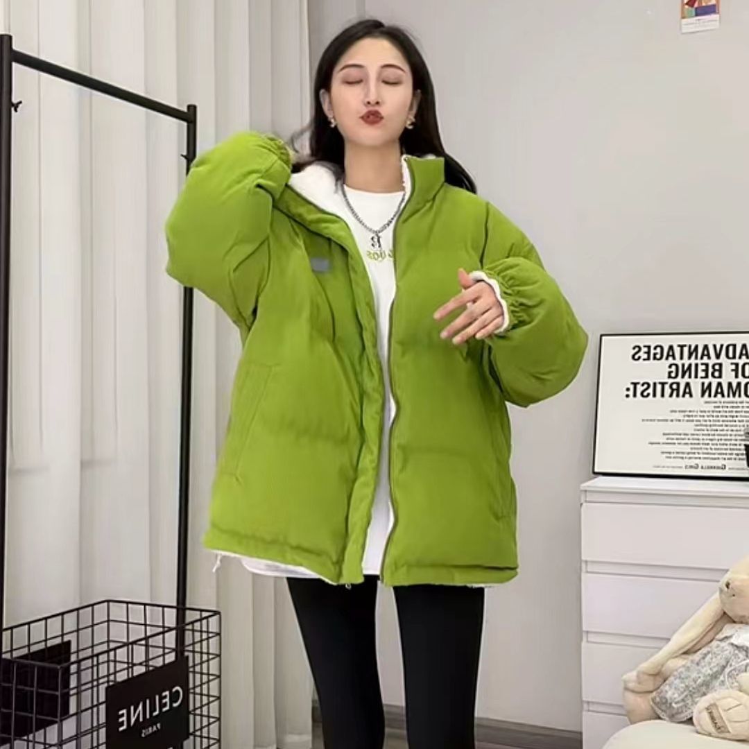 Casual All-matching Loose Cotton Coat