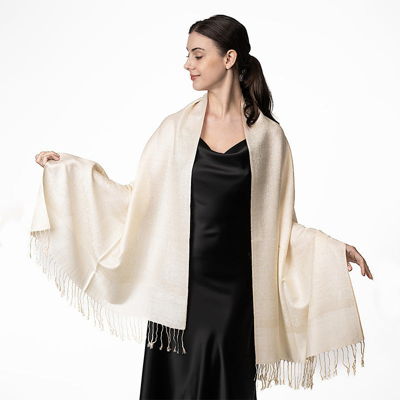 New Lightweight Luxury Shawl For Women A Faux Cashmere Wrap Style Scarf