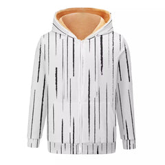Warm-keeping Cotton Clothing Ladies Hooded Zip Jacket Fleece-lined