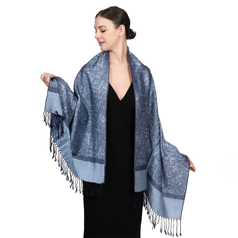 New Lightweight Luxury Shawl For Women A Faux Cashmere Wrap Style Scarf
