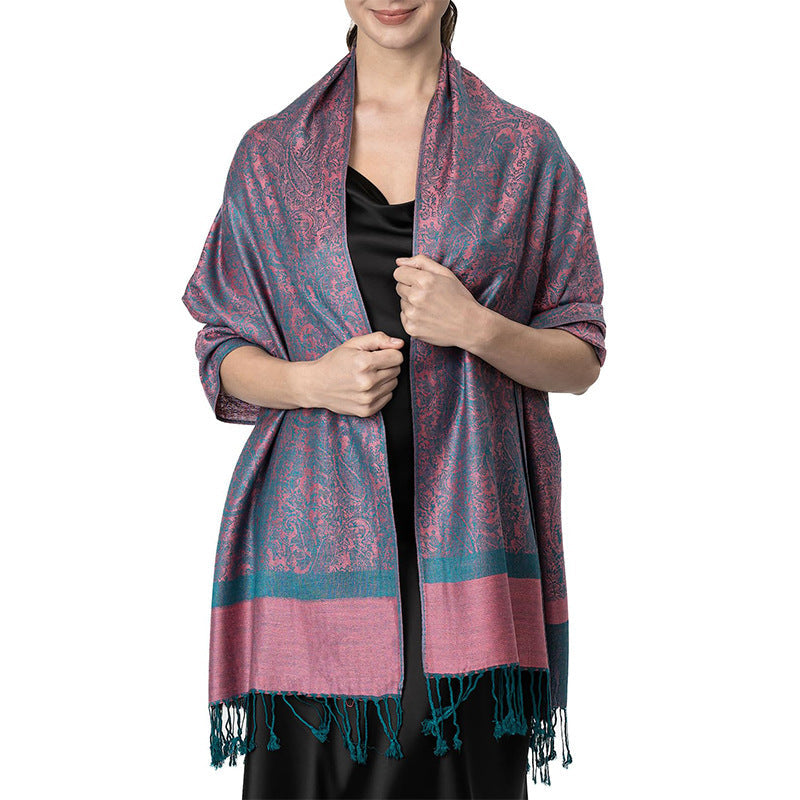 New Lightweight Luxury Shawl For Women A Faux Cashmere Wrap Style Scarf