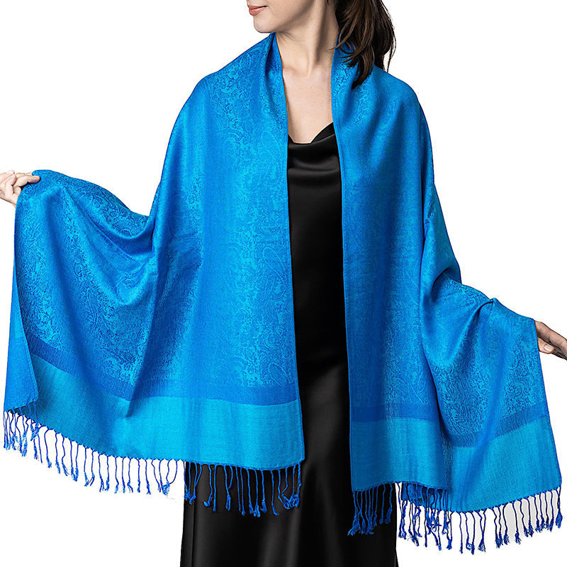 New Lightweight Luxury Shawl For Women A Faux Cashmere Wrap Style Scarf